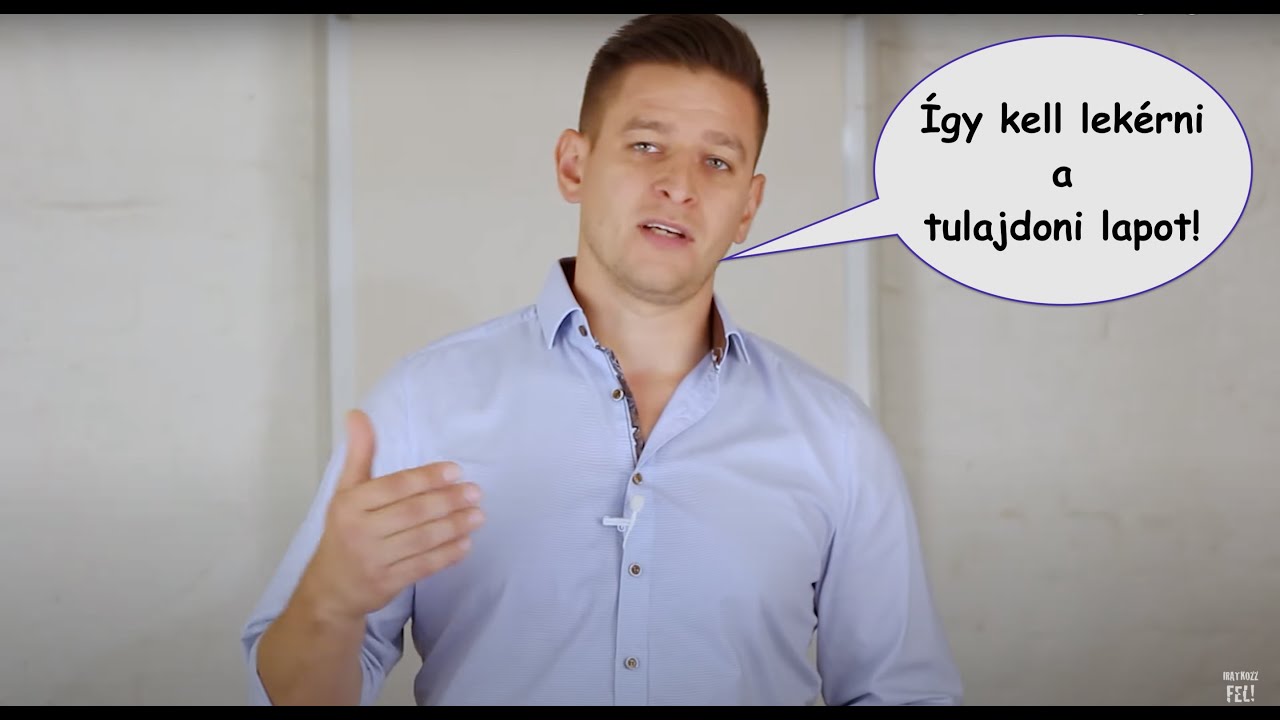 A tulajdoni lap lekérése