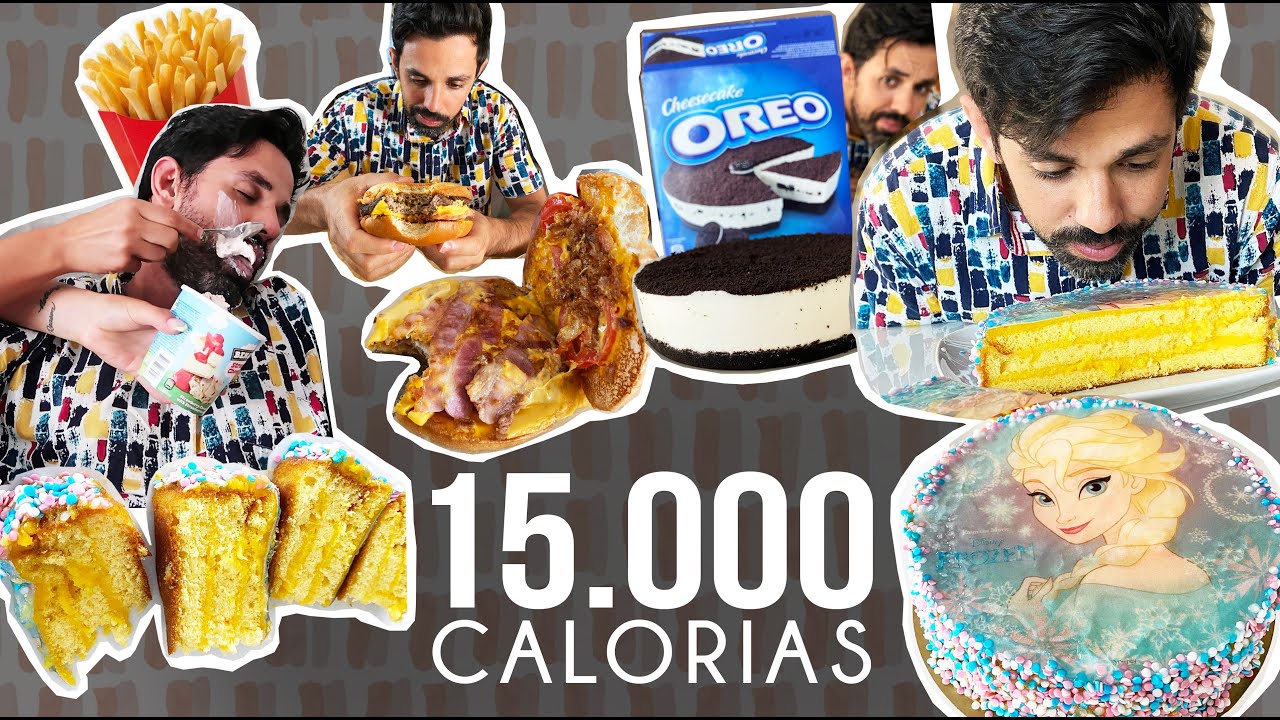 Desafio: 15.000 kcal | CHEAT DAY (dia do lixo)