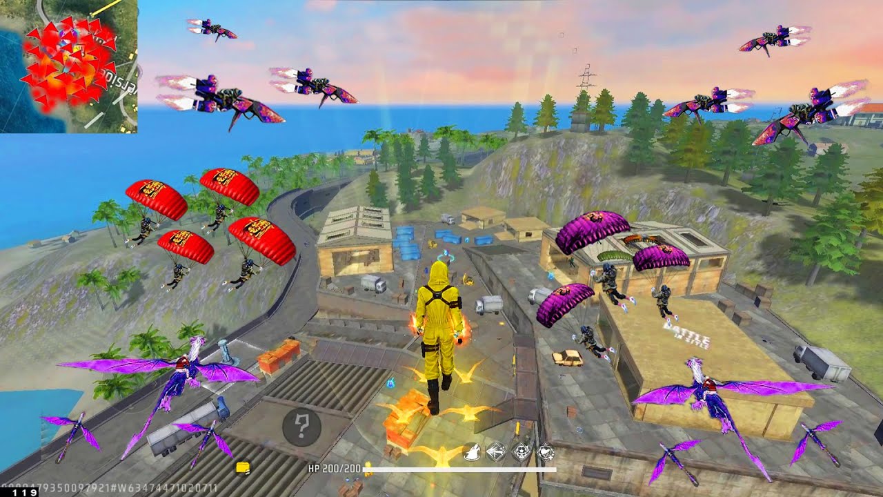 Solo vs Squad with AWM + AWM 🔥 99% Headshot Rate | Free Fire Sniper Gameplay 🎯