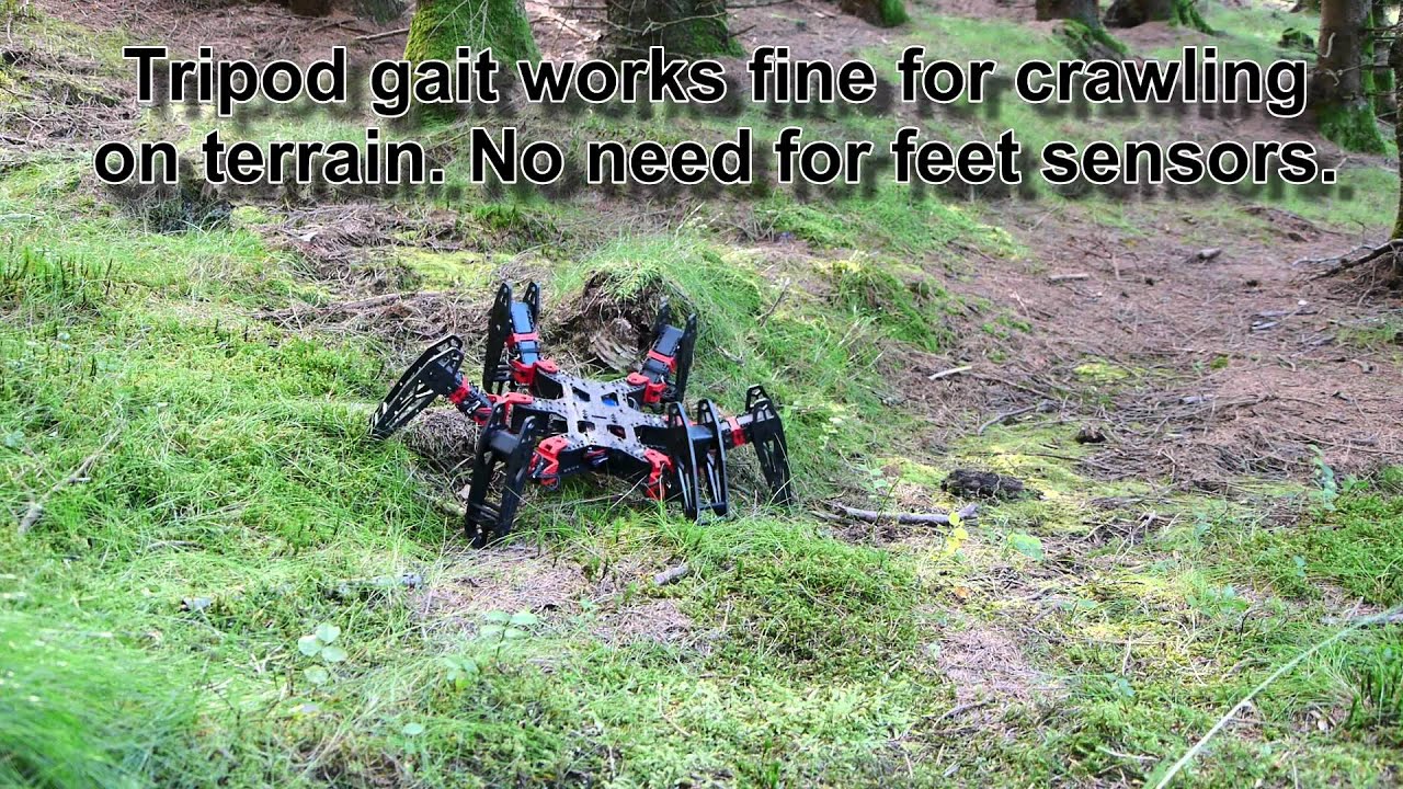 PhantomX terrain walking