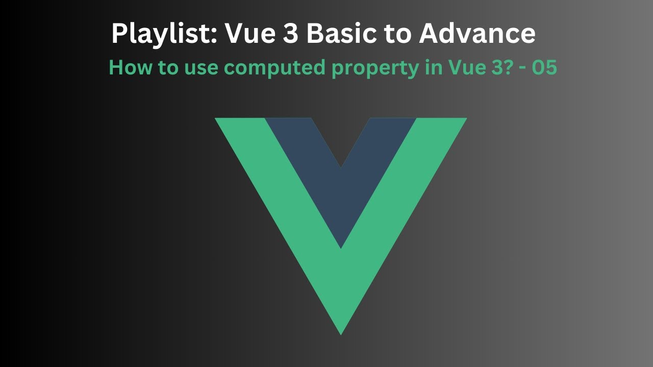 How to use computed property in Vue 3?