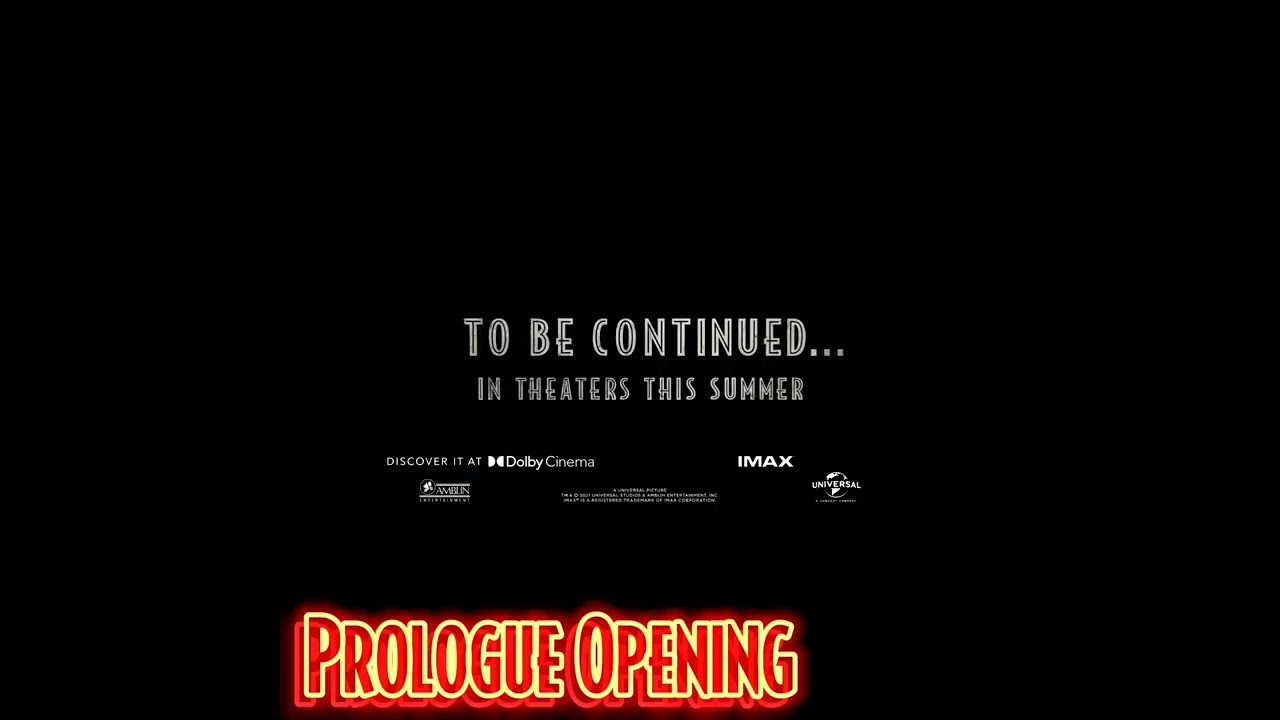 PROLOGUE OPENING VS MOVIE OPENING (Jurassic World Dominion) #shorts #jurassicworld #jurassicpark