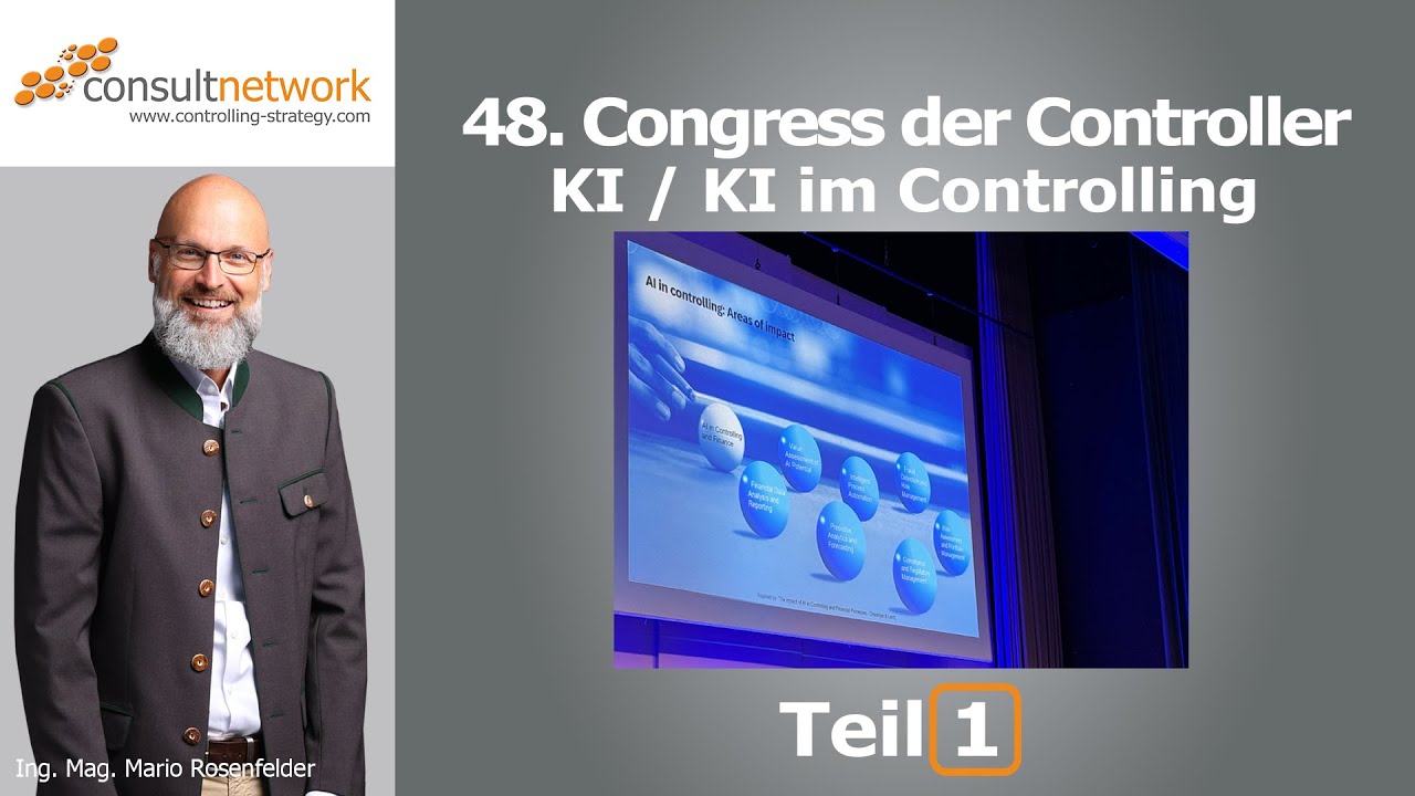 48. Congress der Controller - Vorträge zum Thema KI & KI im Controlling