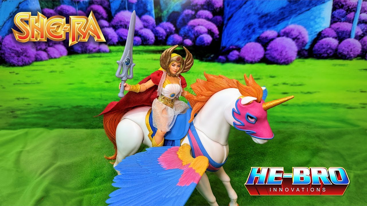 You gotta see this!!! Masters of the Universe Origins She Ra and Swiftwind #shera #musicvideo