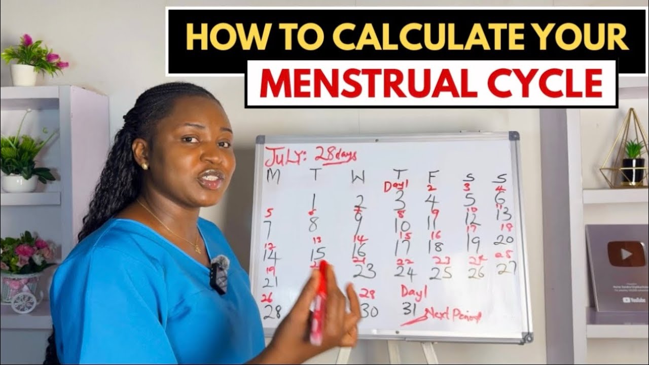 How To Calculate Your Menstrual Cycle Length // Nurse Sandra Onyekachukwu 
