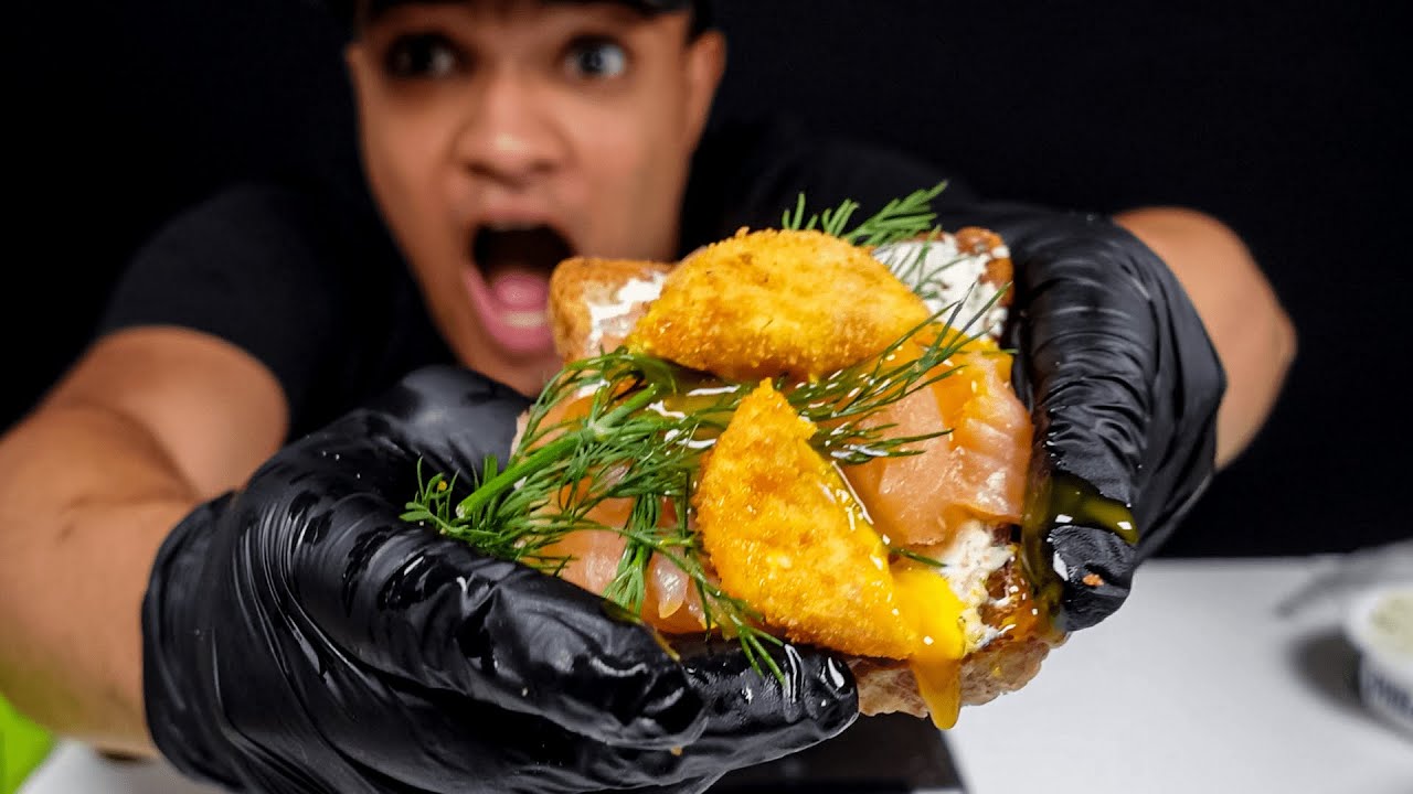 Ich frittiere für euch EIGELB!