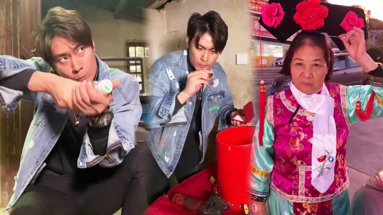 The genius son stole his mother's Coke and gave it to the sanitation workers. So touching!