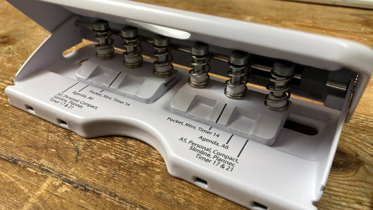 🟢 Review -  Rapesco 6 hole adjustable punch.