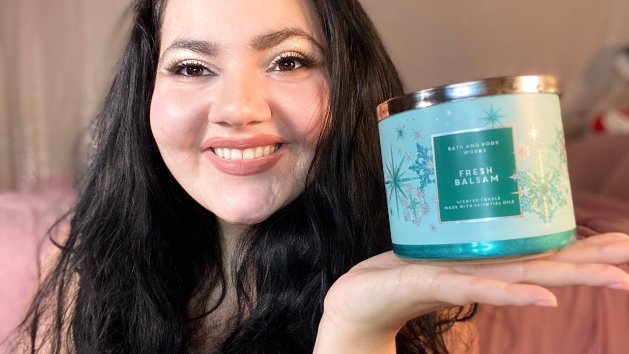 FRESH BALSAM Bath and Body Works Candle Review Christmas Holiday 2020