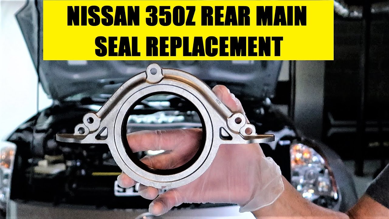 Как заменить задний главный сальник на Nissan 350z #Nissan350z#Zociety