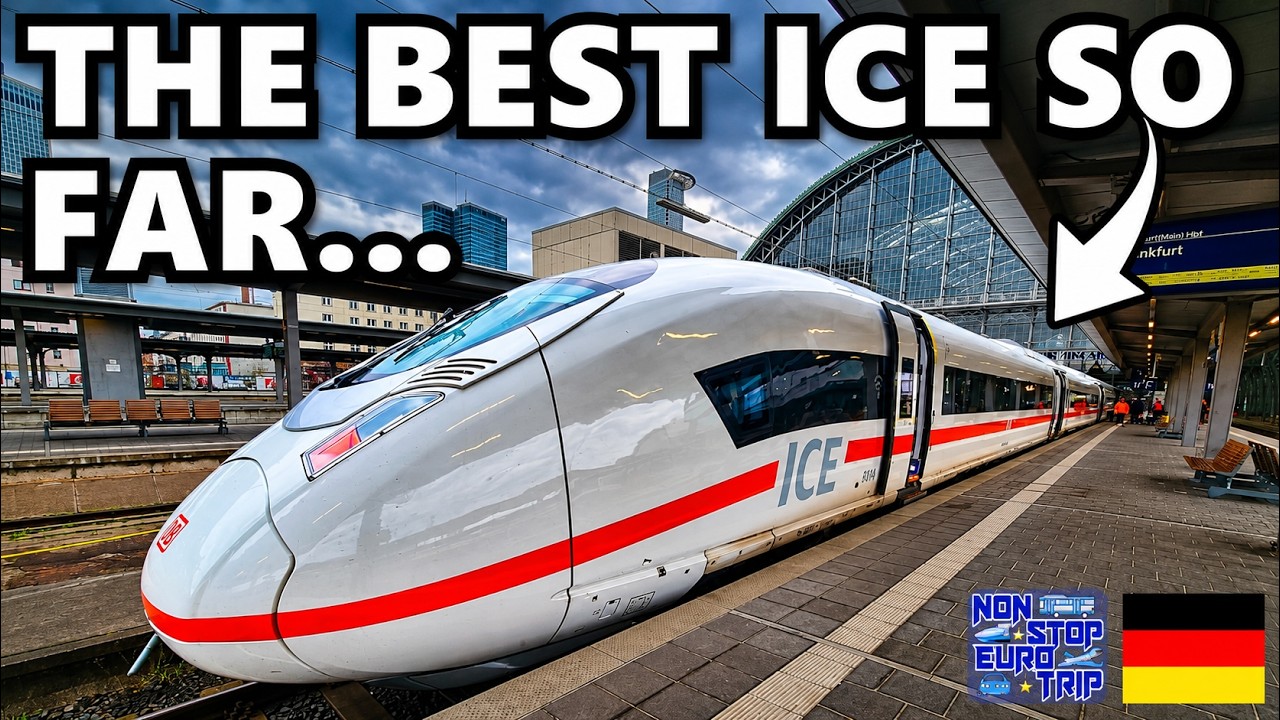 320 км/ч ICE3NEO - лучший поезд Германии .... на милю!
