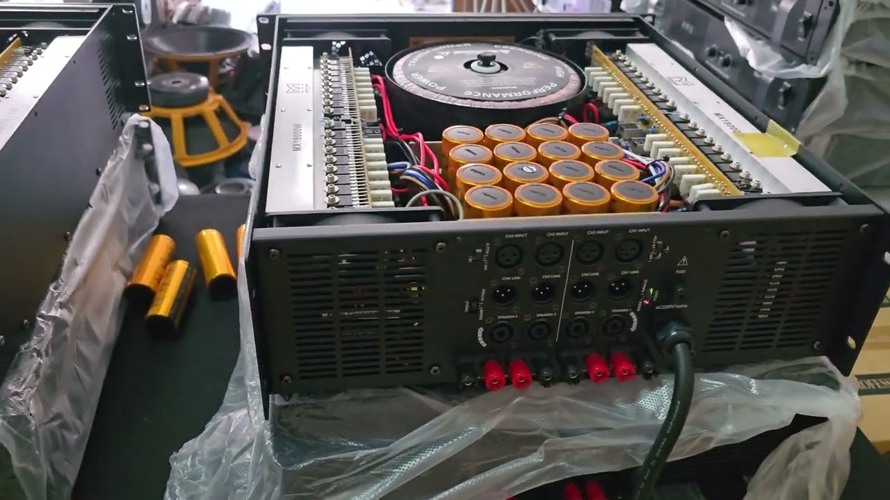 พาชมเพาเวอร์แอมป์ Martin MX 18000W เพาเวอร์แอมป์ 4 แชนแนล