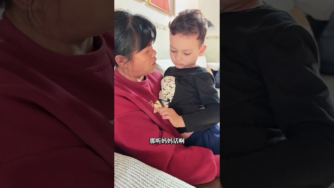 我们会定期回来的 我的男孩长大了，他第一次经历离别，体会到了分别的不舍和痛苦。