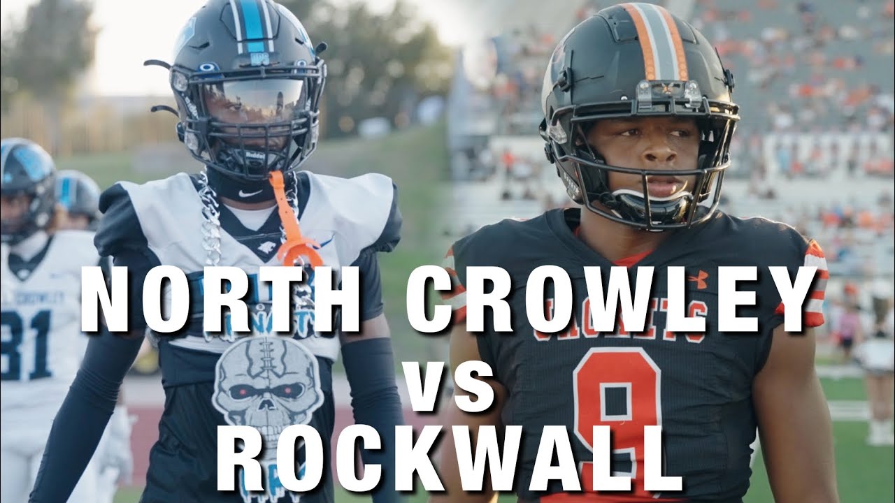 TXHSFB: #3 NORTH CROWLEY vs #25 ROCKWALL MUST SEE!!!👀 #viralvideo