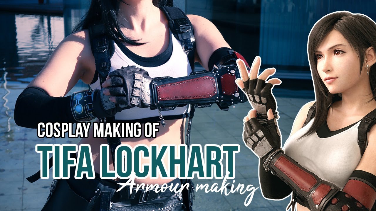 Tifa Lockhart cosplay tutorial Part 2. Making the bracelets and armour pieces