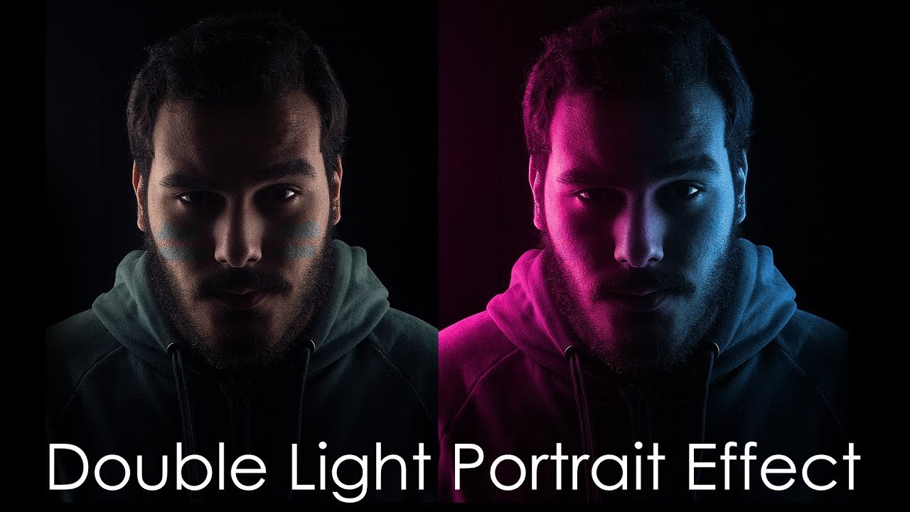How To Create Portrait Double Light Effect In Photoshop CC