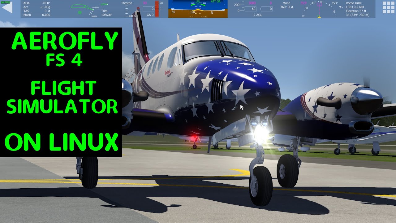 Aerofly FS 4 Flight Simulator on Linux | An Alternative to X-Plane?