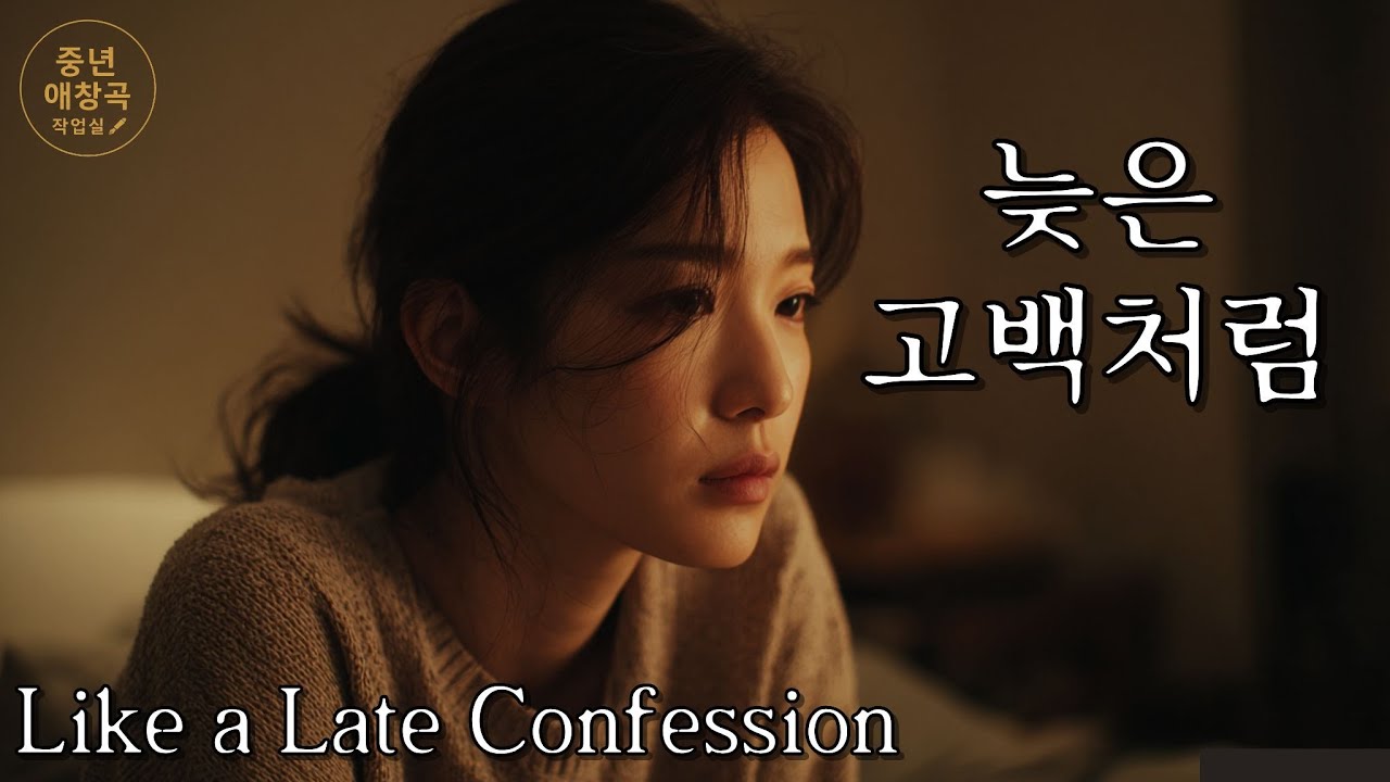 Like a Late Confession 🌙🍶늦은 고백처럼 / Korean ballad / sad song / emotional music