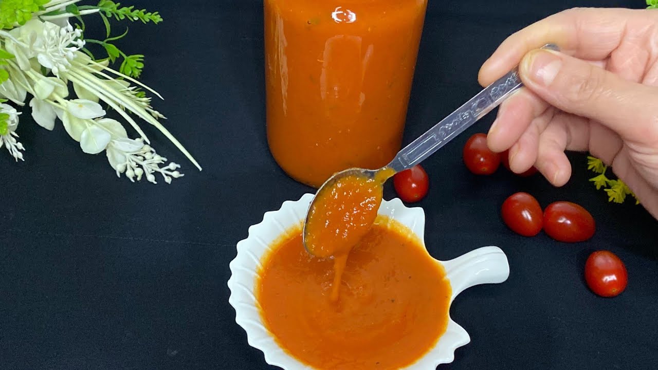تحضيرات رمضان 🌙 صلصة الطماطم🍅 الأصلية للبيتزا و المعكرونة وعدة أطباق أخرى👌🏻ناجحة 💯