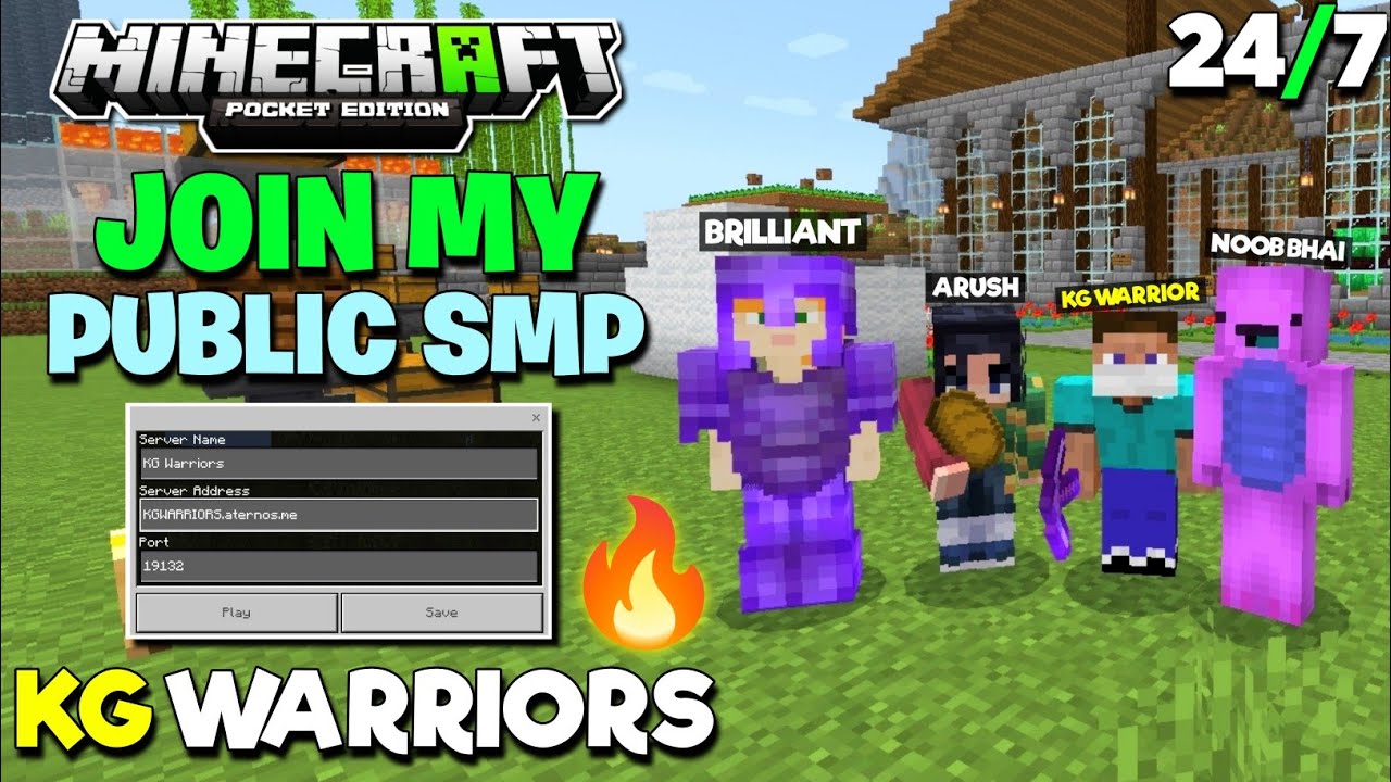 🔥Ftafat Join Karo My New Minecraft Public SMP FAST!!