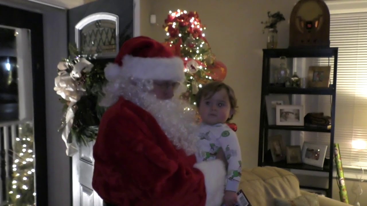 Santa visits Jake 2018