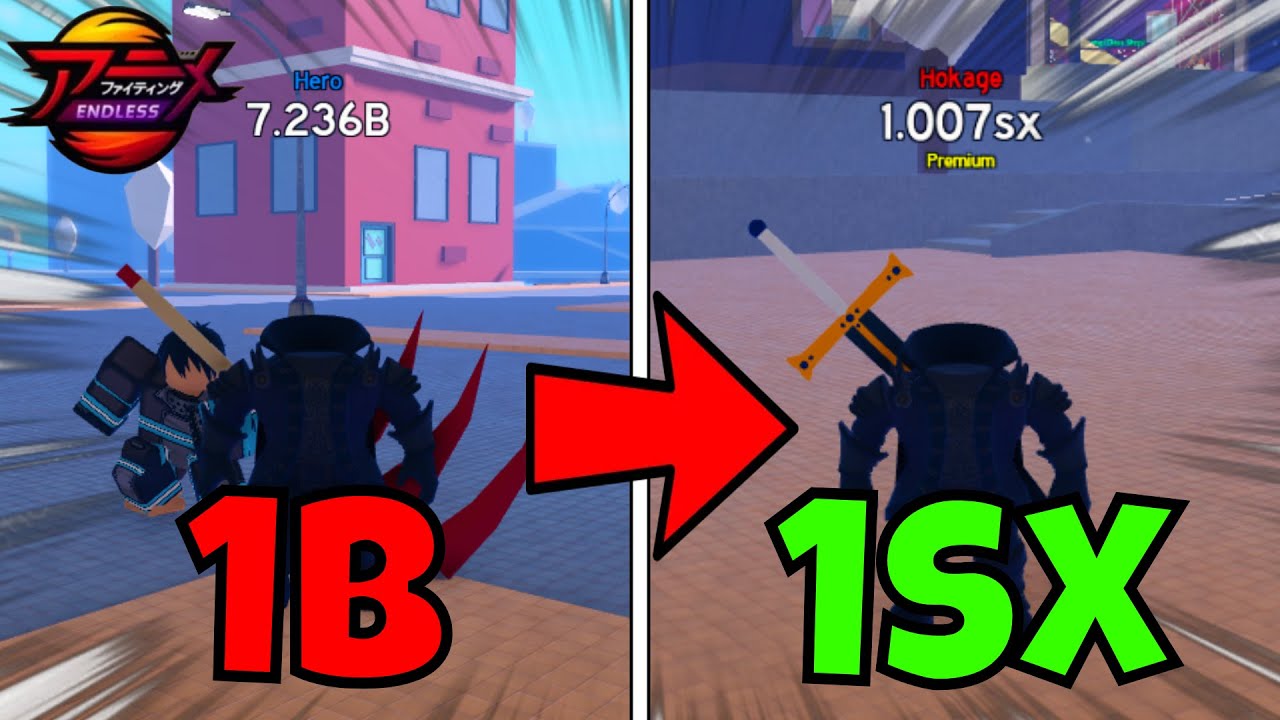 From 1B To 1SX! 🔥 | Anime Fighting Simulator: Endless