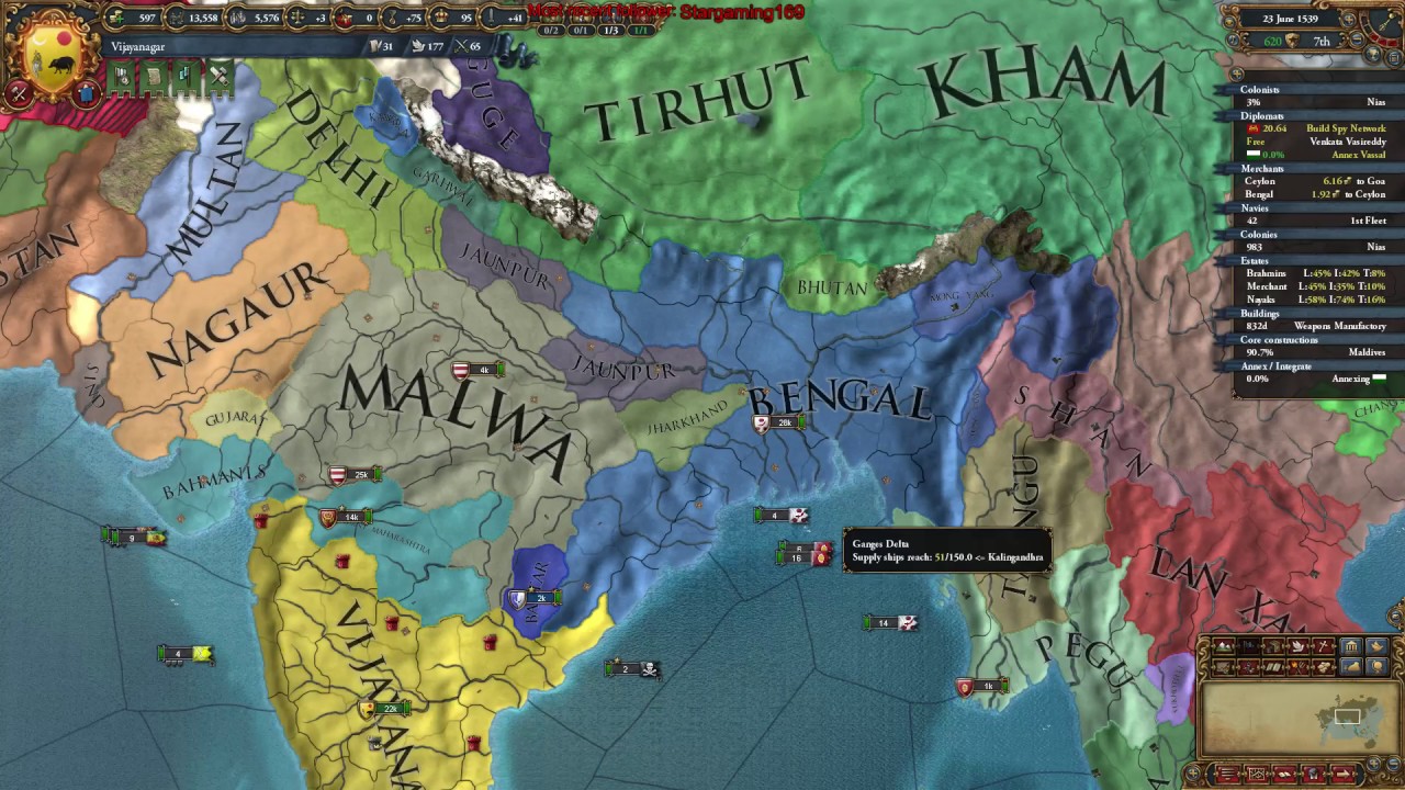 Patmos IV - EU IV Painting India Yellow (Part 28)