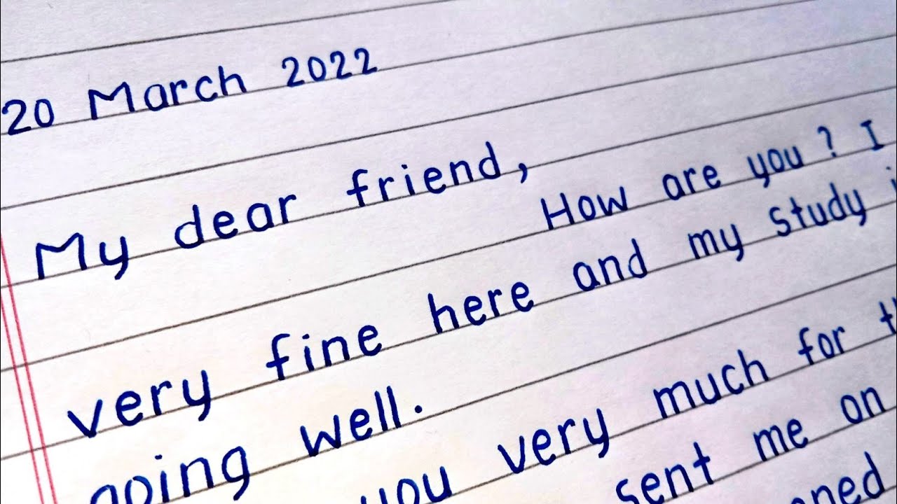 Letter to friend thanking him / her for birthday gift | write a letter to friend thanking for birthd