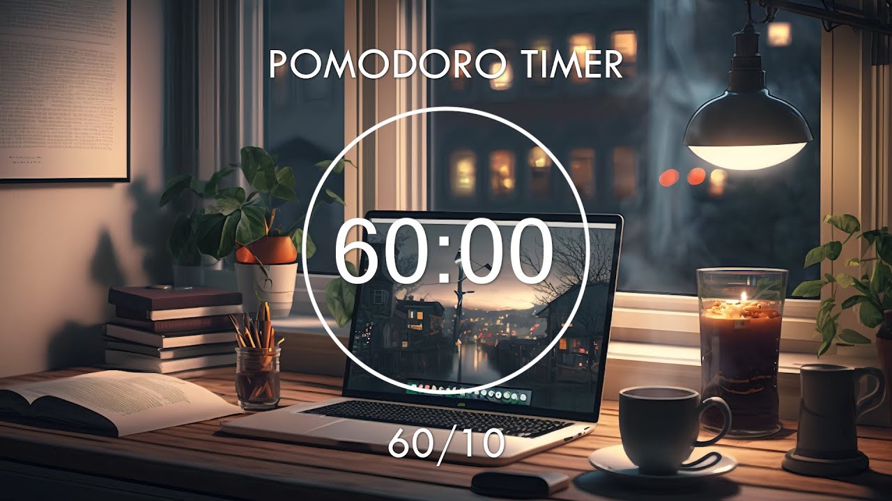 10-Hour Study With Me • 60/10 Pomodoro Timer - 60/10 Pomodoro Timer with lofi hiphop 🎵 Focus Station