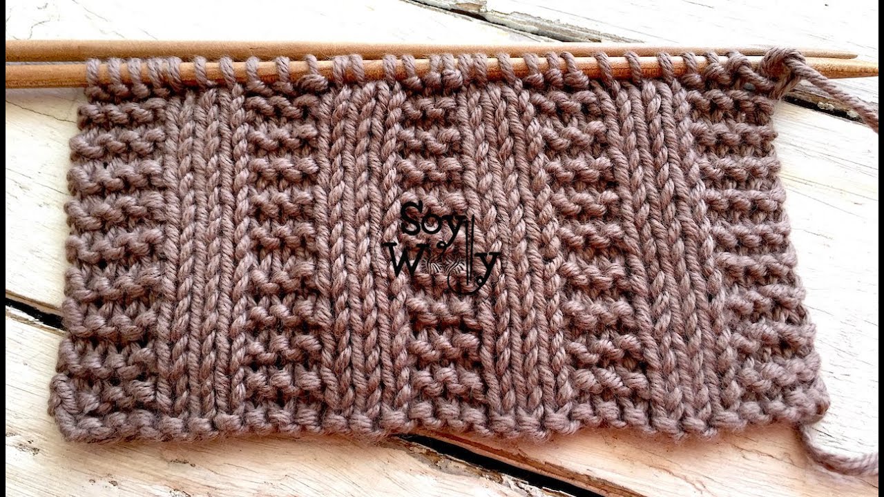Cómo tejer Rayas en Punto Bobo (para principiantes de las dos agujas) - Soy Woolly