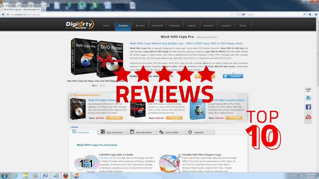 Win X DVD Copy Pro Review