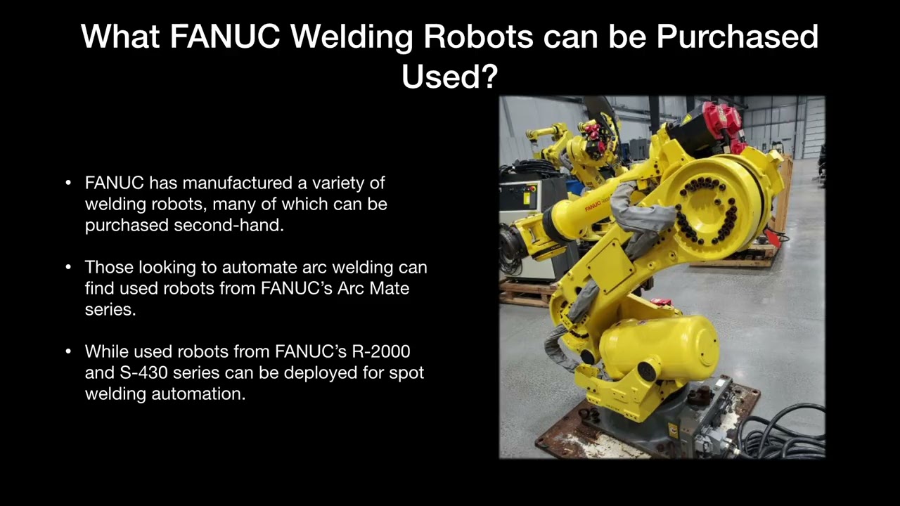 Used FANUC Welding Robots - Robots Done Right