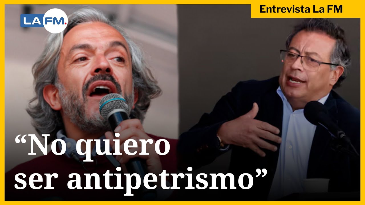 Juan Daniel Oviedo habla sobre su candidatura presidencial y sus diferencias con el petrismo