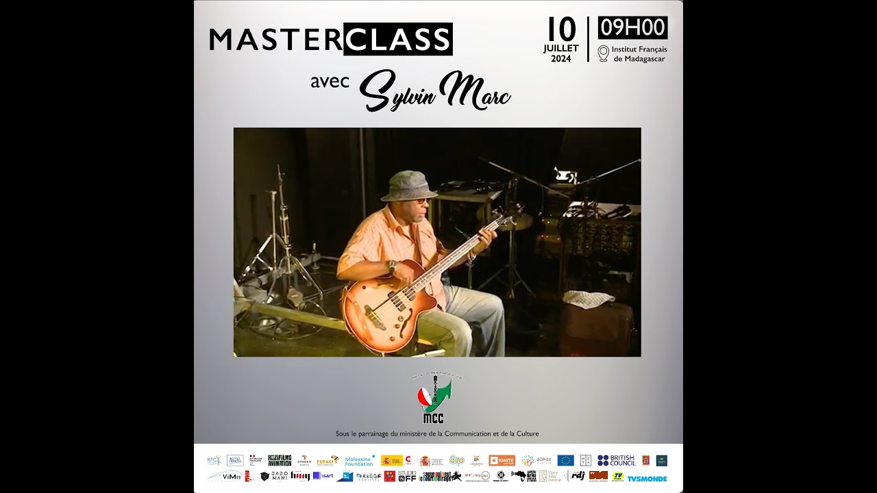 MASTERCLASS de SYLVIN MARC - mercredi 10 JUILLET à 9h00 - Salle de spectacle de l'Institut Français