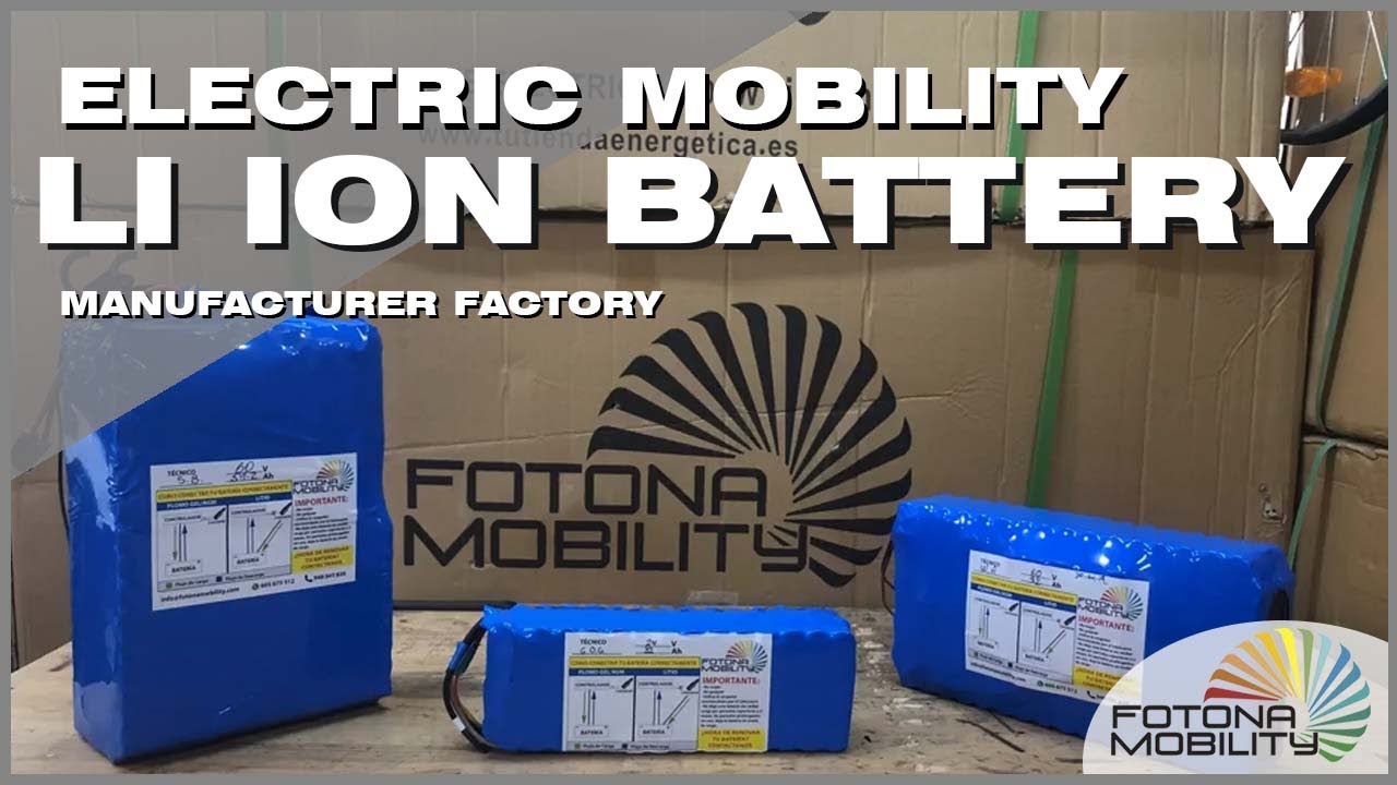 🔋 Manufacturer factory ion lithium battery and pack custom | Electric Mobility Distributor