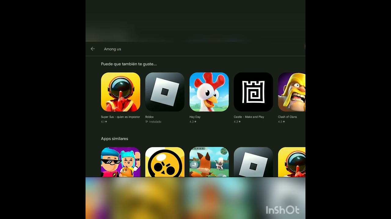 &iquest;QUE PAS&Oacute; CON AMONG US EN LA PLAY STORE?  #shorts