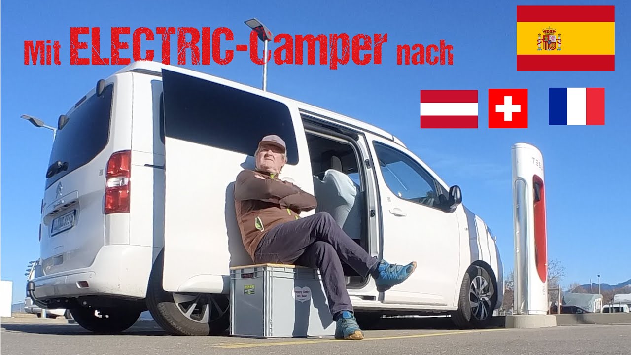 Marokko elektrisch | Anreise mit E-Camper Pössl  e-Vanster | e-spacetourer bis Spanien |EP1