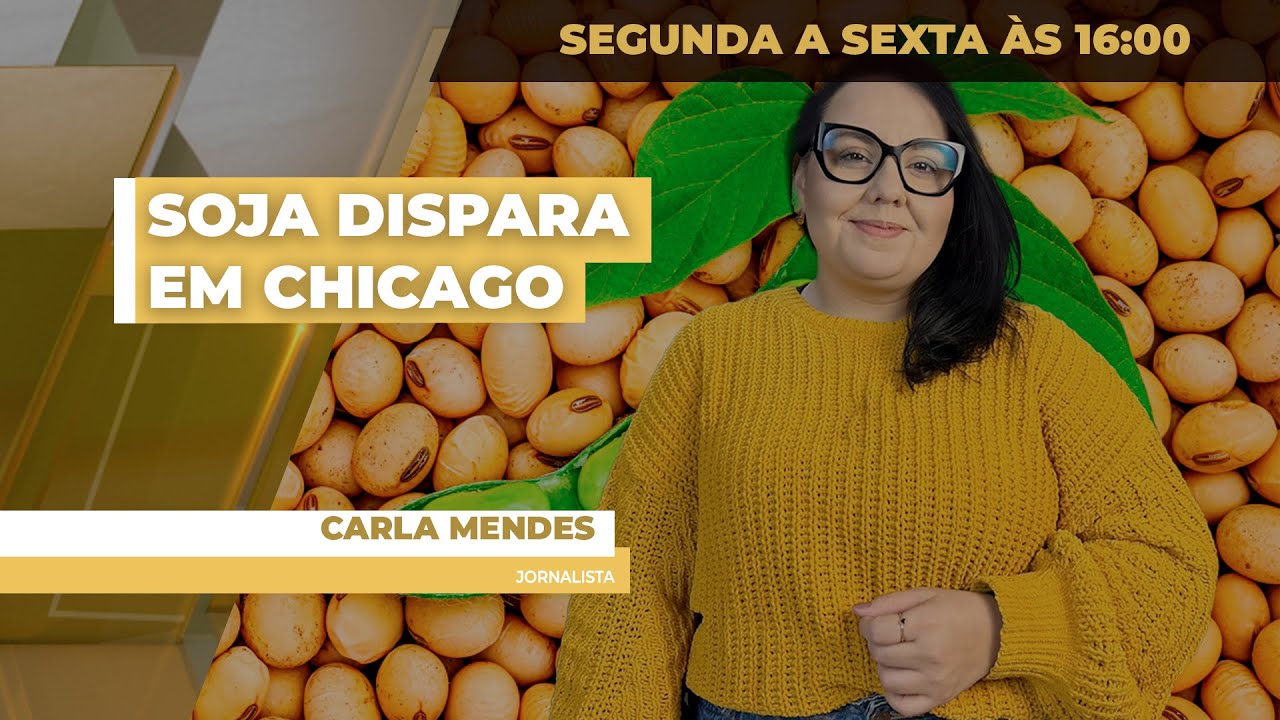 Soja fecha 4ª feira com quase 3% de alta com expectativas de mais compras da China; preços seguem...