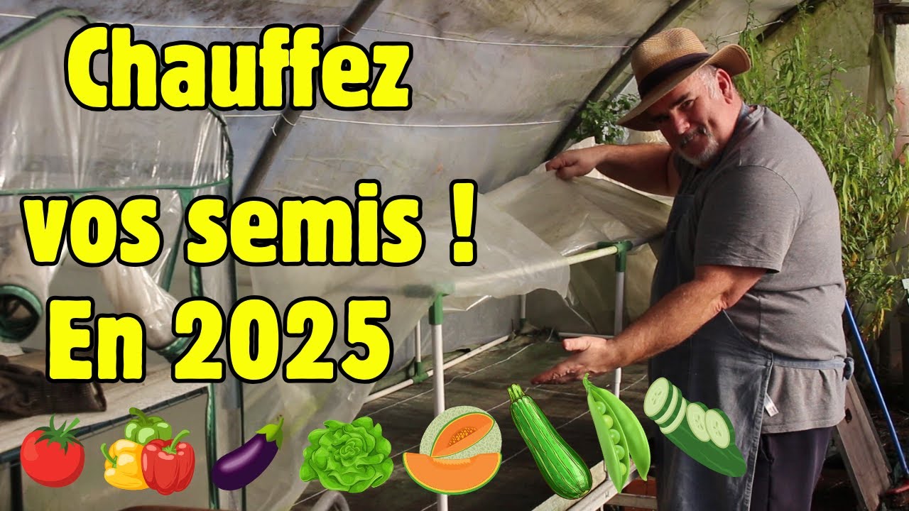 Comment créer un mini-tunnel chauffé pour semis à petit prix ?