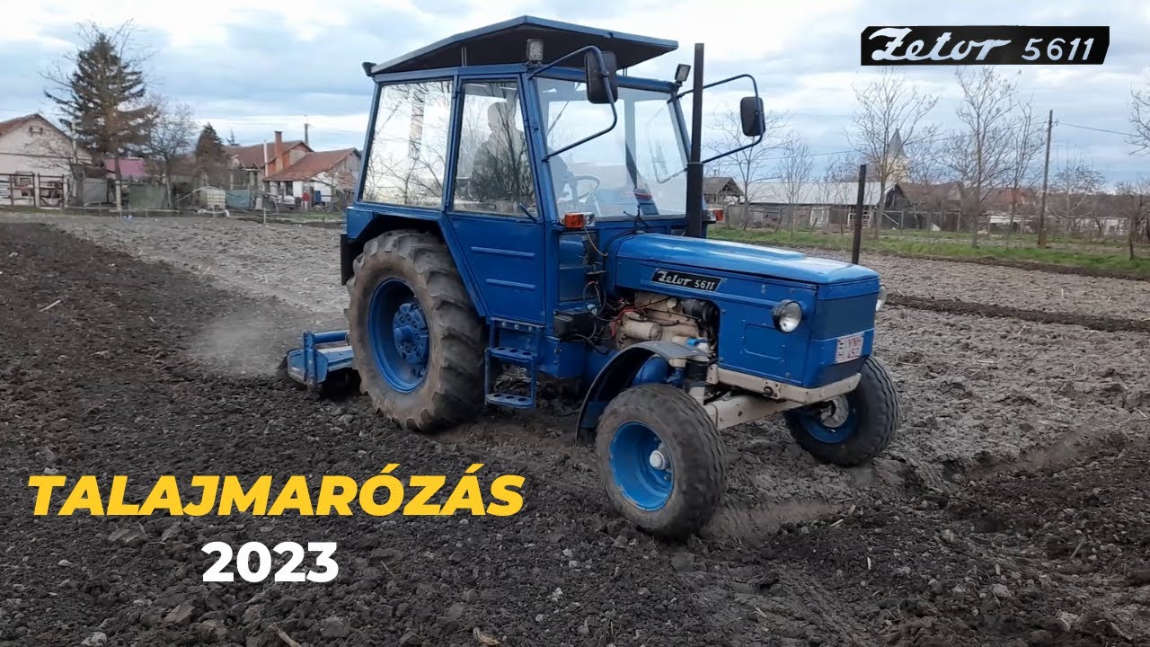 Zetor 5611 talajmarózás 2023