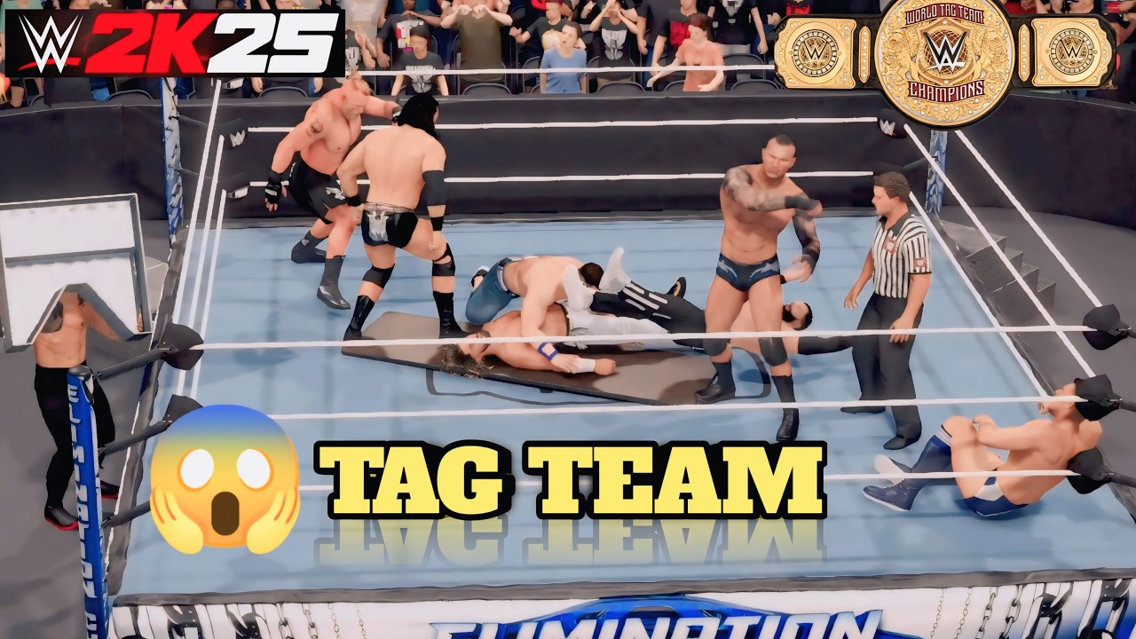 4 Way Tornado Tag Team Championship – Absolute CHAOS 😱🔥 | WWE 2K25