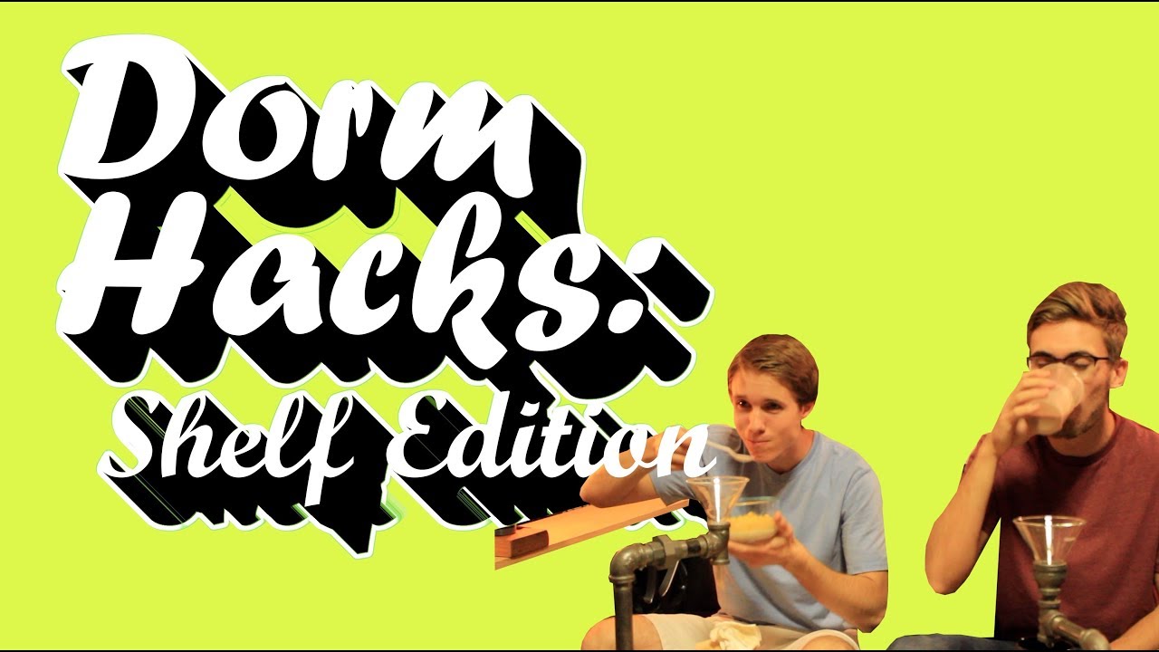 DORM ROOM HACKS: Shelf Edition