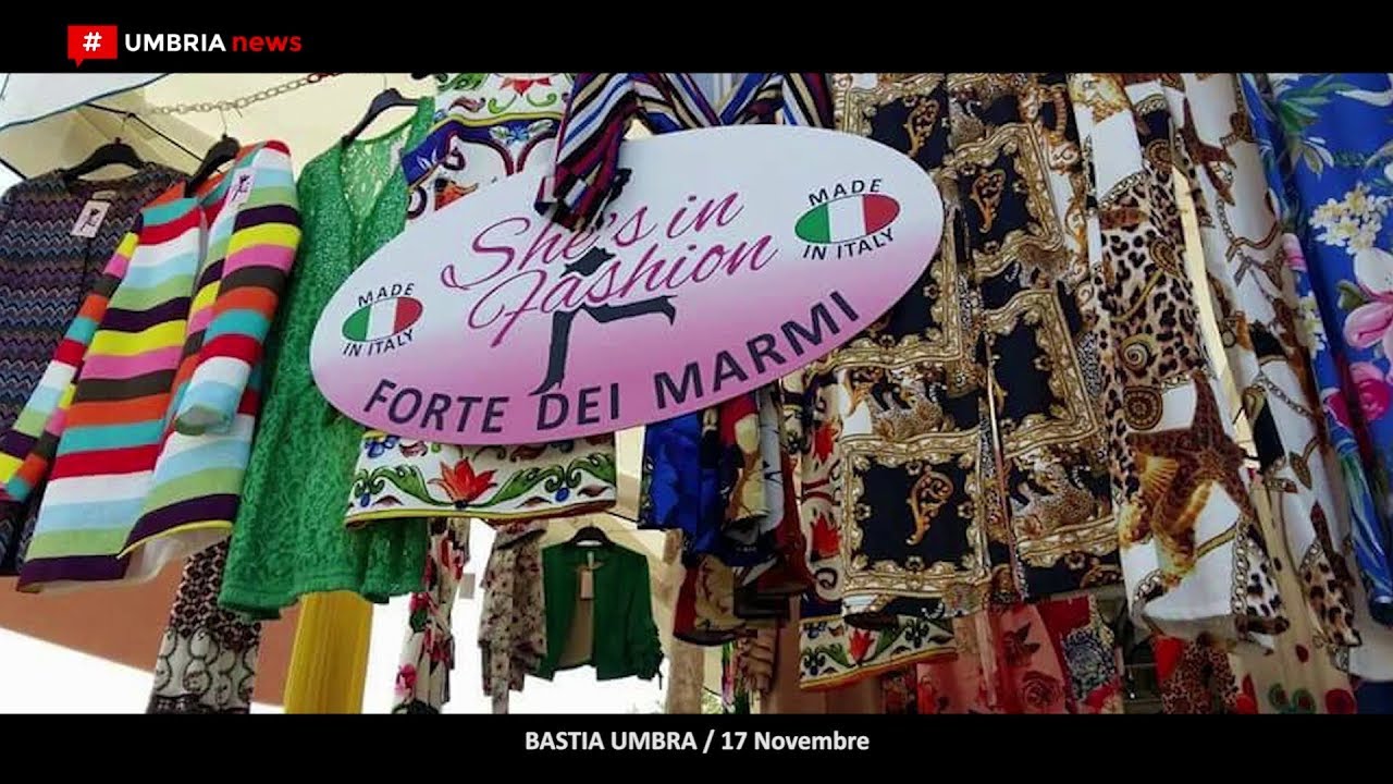 Gli ambulanti di Forte dei Marmi a Bastia Umbra sabato 17 novembre [UMBRIA NEWS]