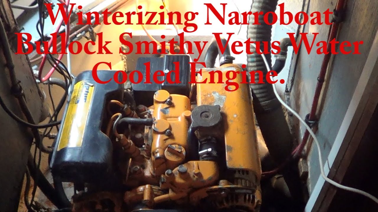 Narrowboat Vetus Engine Winterization