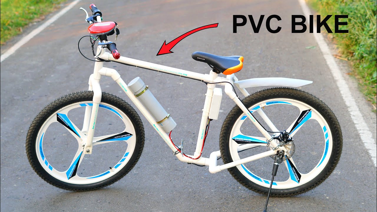 I Built Electric Bike With PVC Pipe
