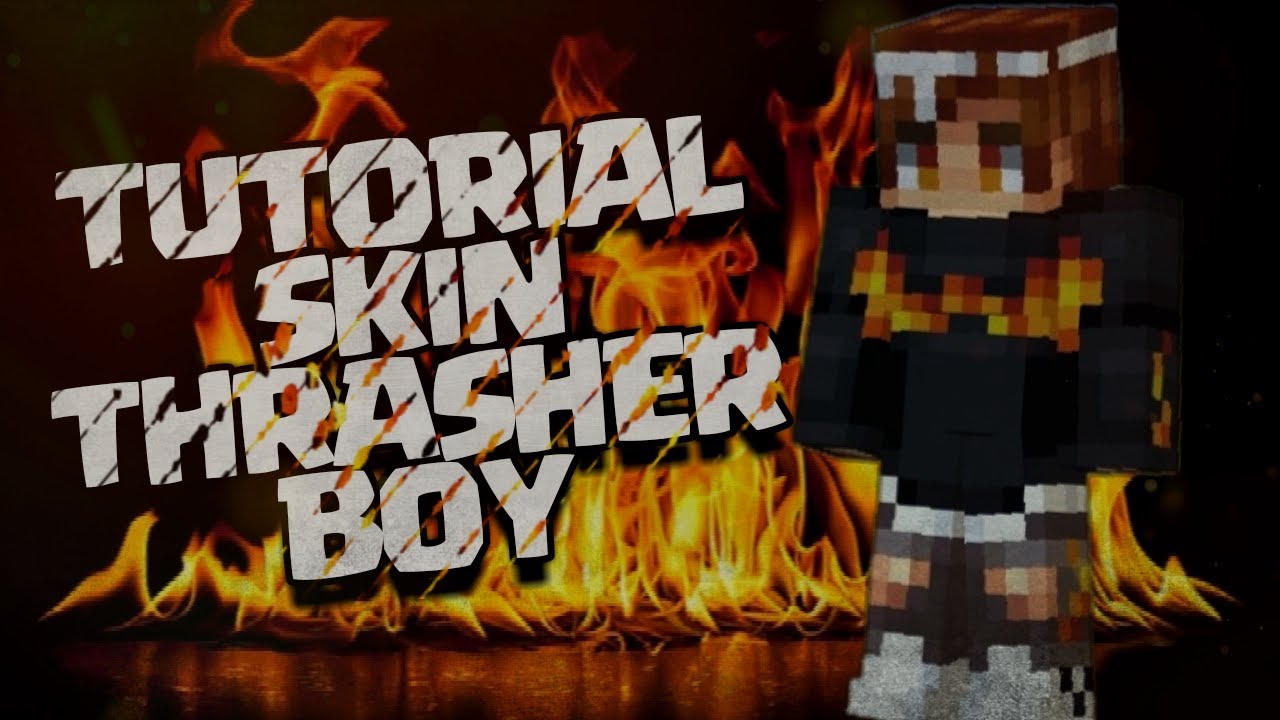 TUTORIAL: Skin Thrasher Boy (Pixel Gun 3D) - Free Copy 🔥