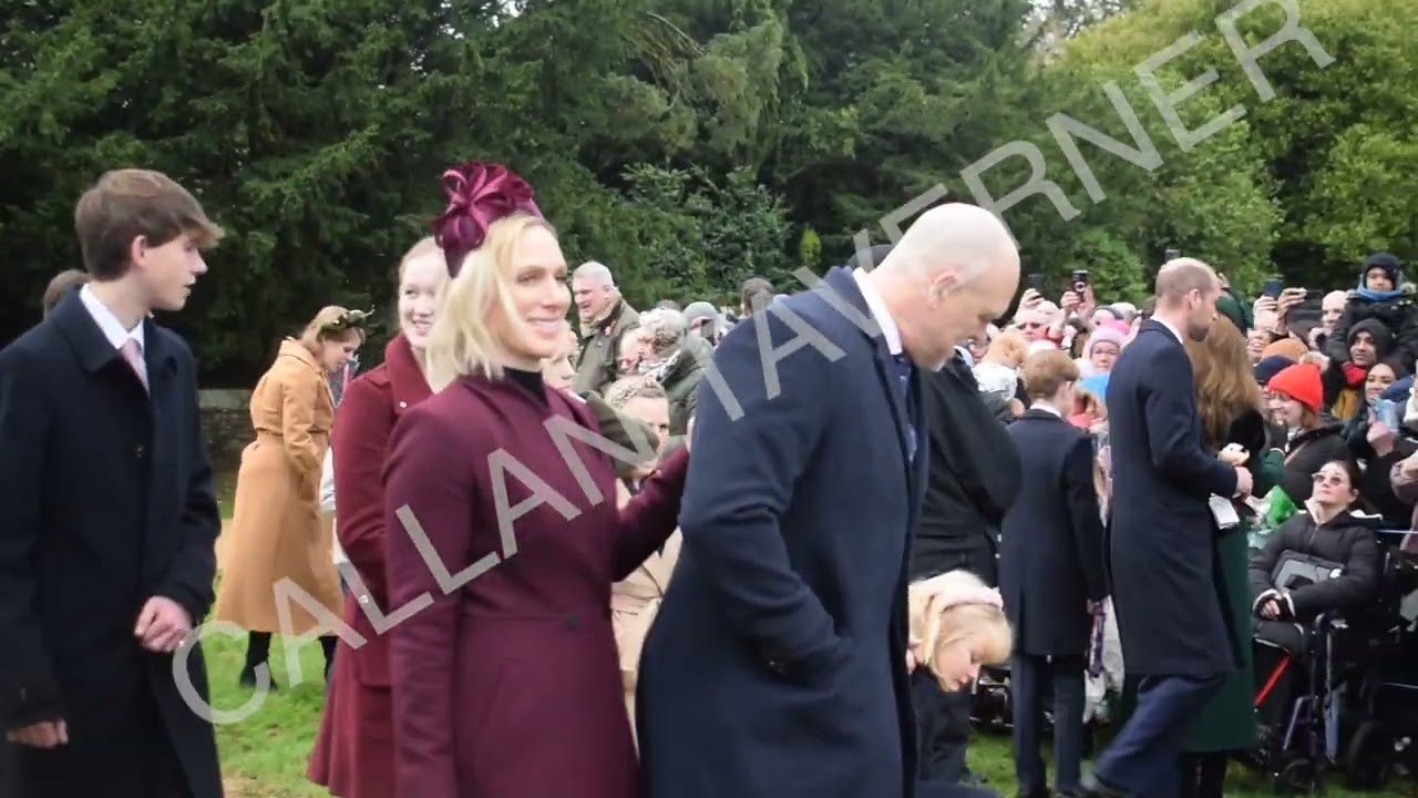 The Royal Family at Sandringham Church Christmas Service 2024 | Video 2