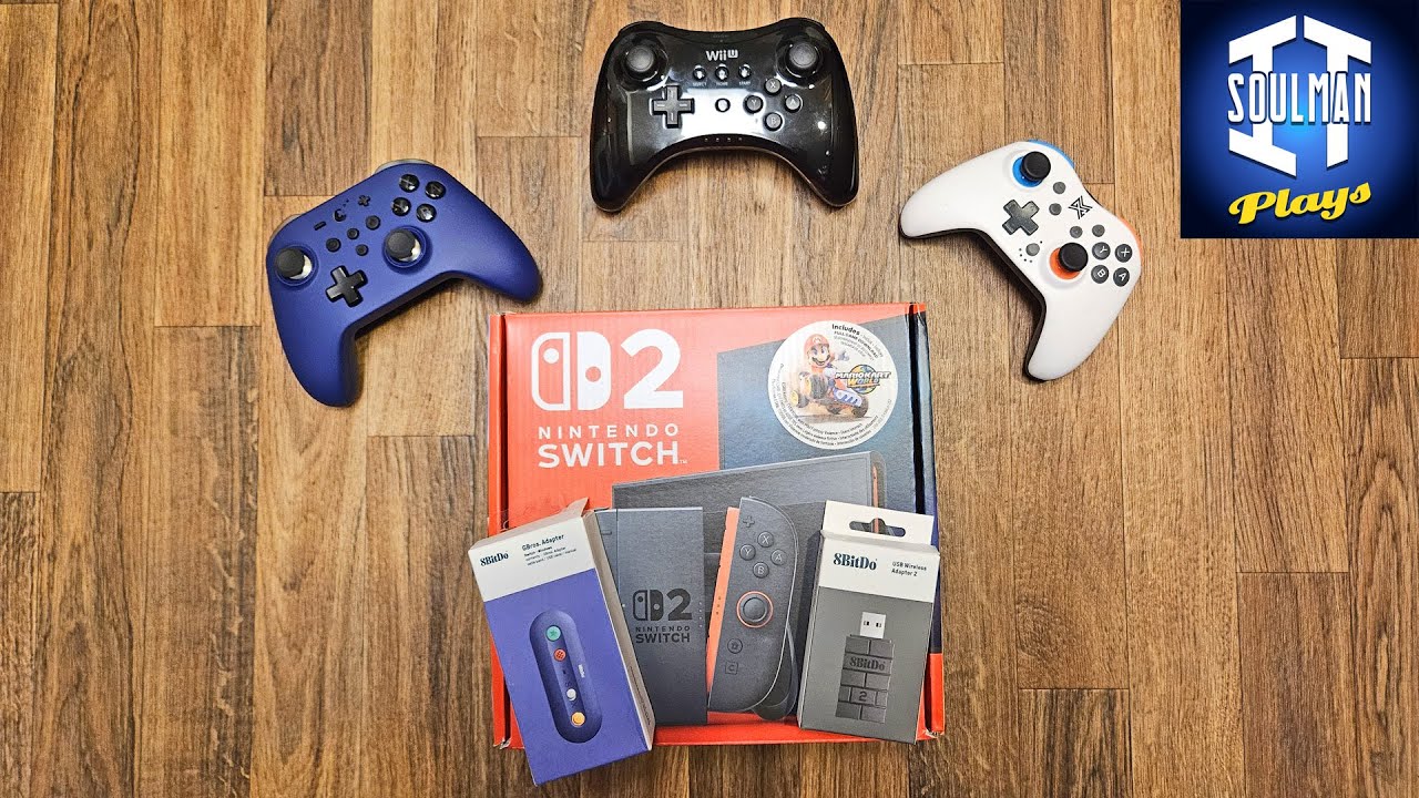 8BitDo & Wii U Pro Controller and Switch 1 Controllers on the Switch 2 (How-To)