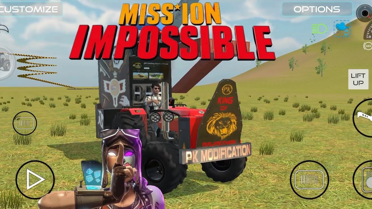 Impossible😱 Tractor Stunt in Farming Game 😱 | Tractor Gaming