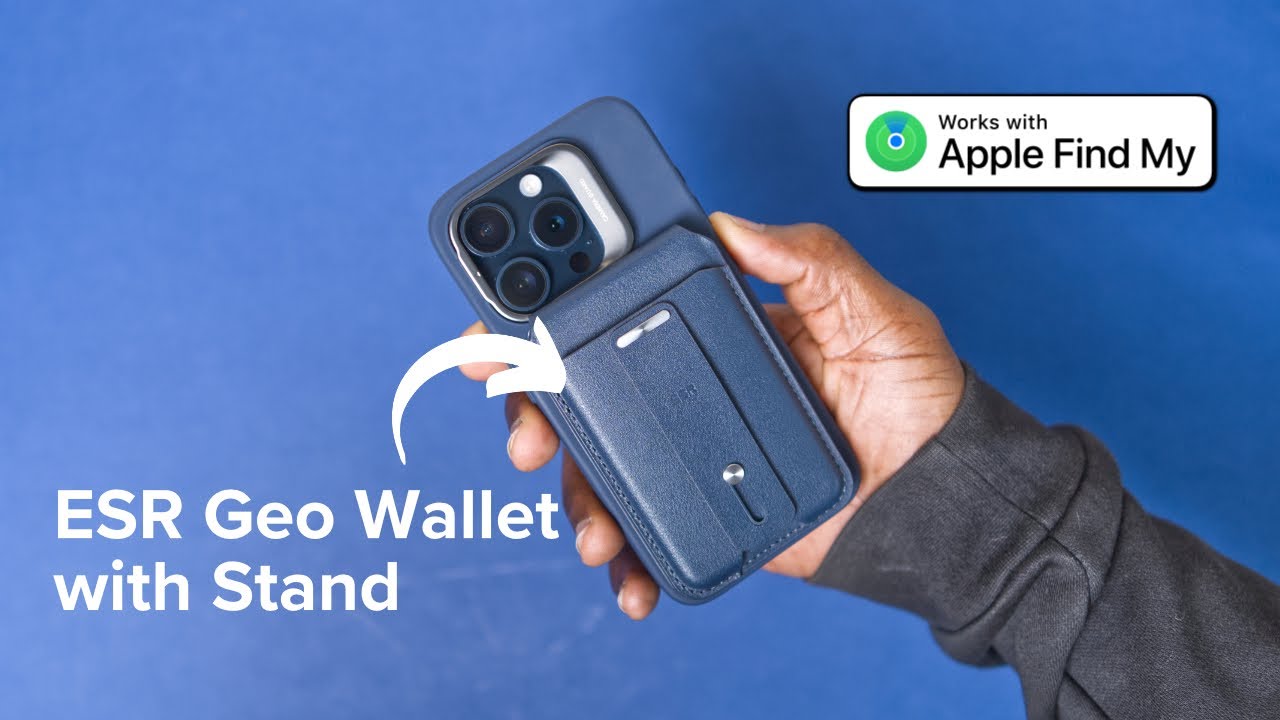 Лучший кошелек MagSafe? Подставка для кошелька ESR Geo с функцией Find My